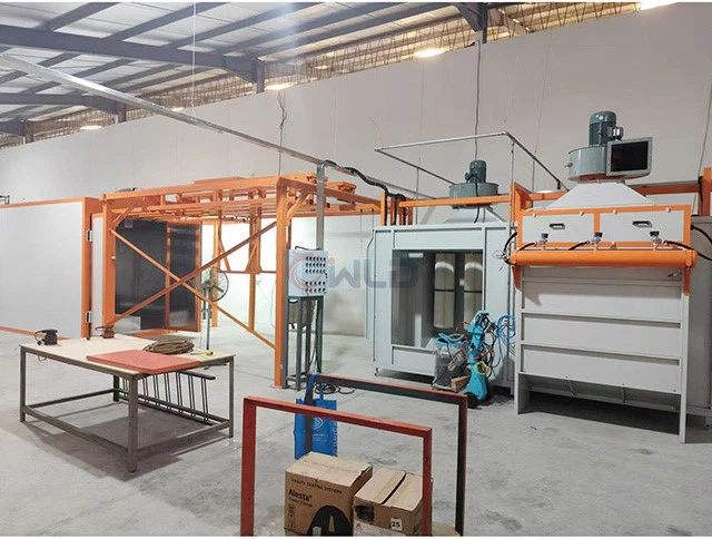 powder coating spray booth and curing oven Indonesia 2 powder coating spray booth and curing oven Indonesia 2